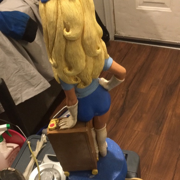 1976 vintage flight attendant why yes fly me collectible lamp - Picture 3 of 8